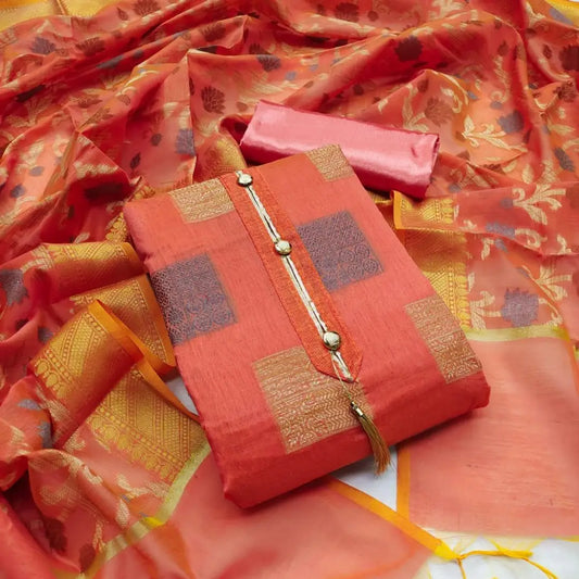 Beautiful Art Silk Salwar Suit Dress Material