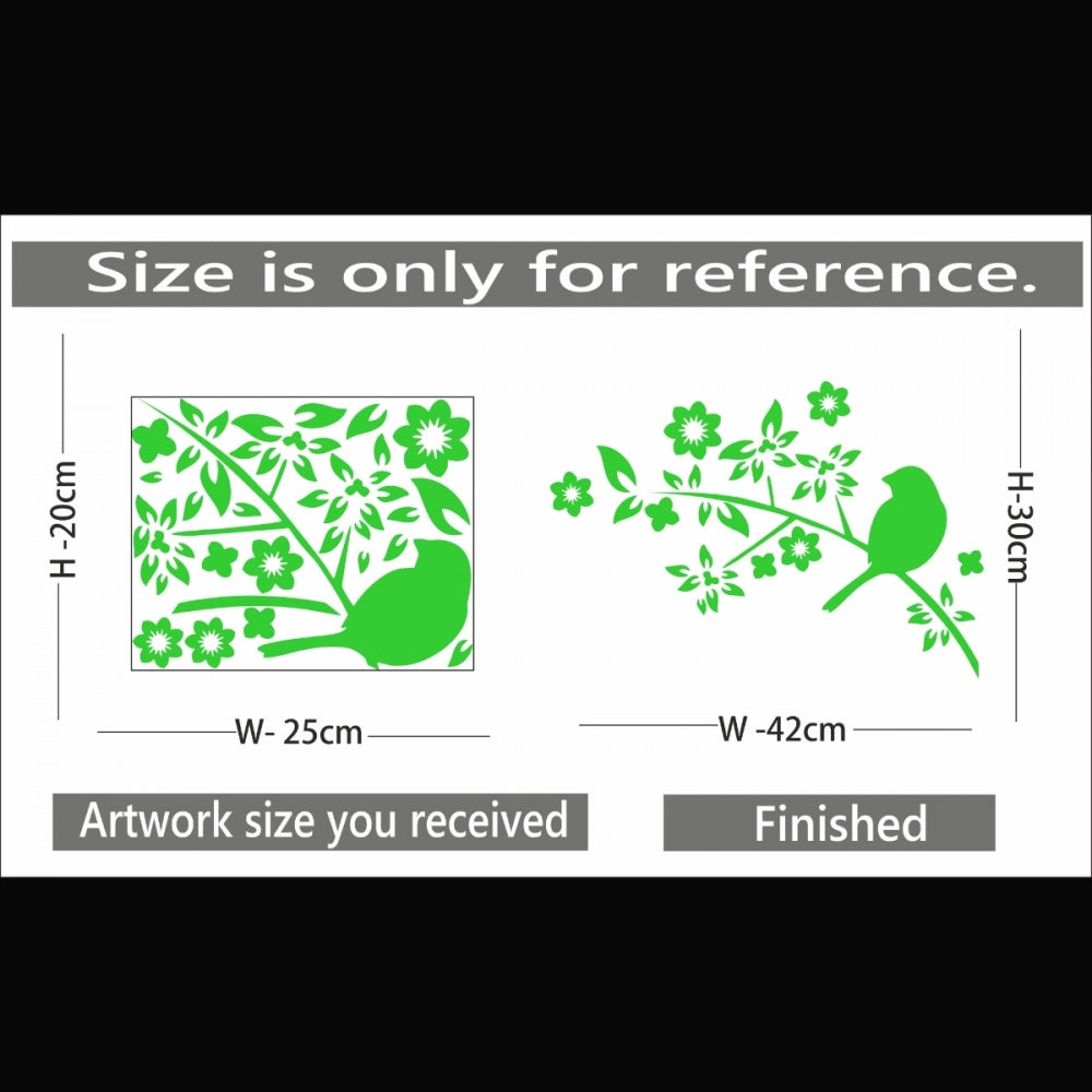 Pretty Green Kids Room Decor Radium Wall Sticker