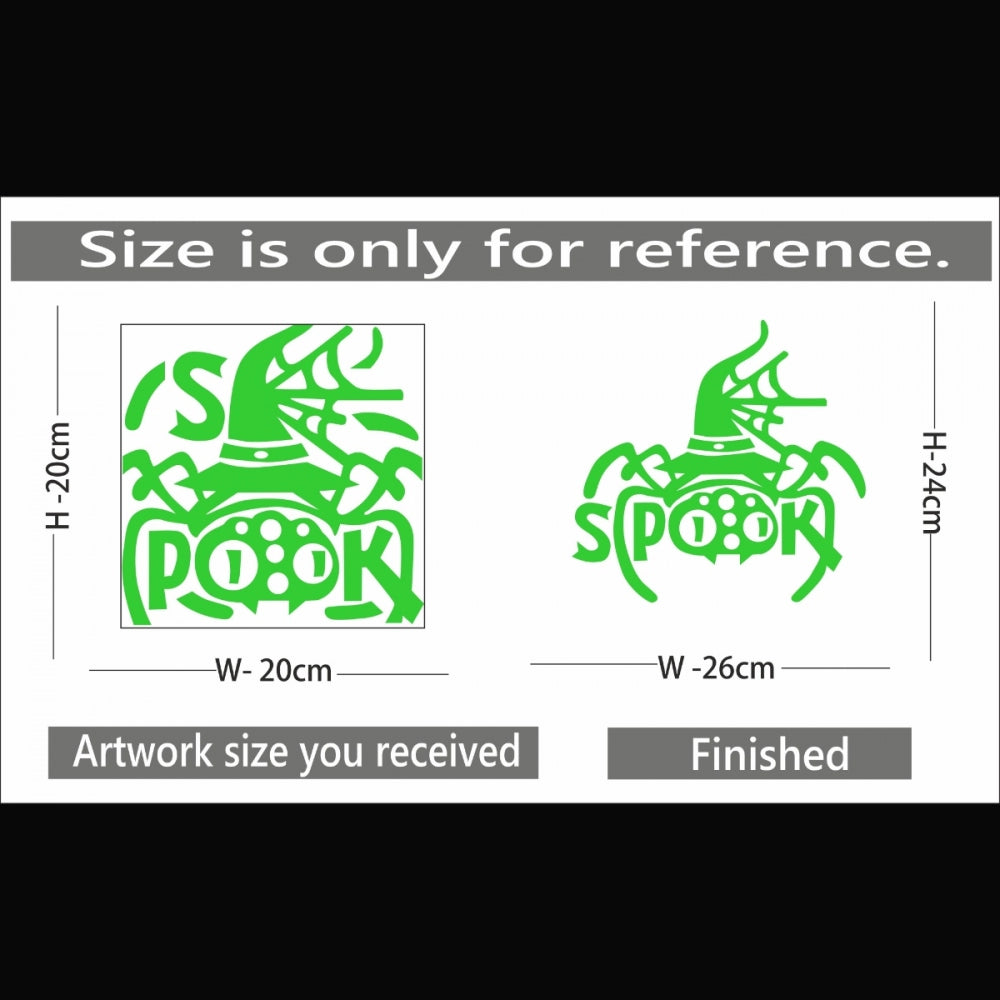 Beautiful Green Decorative Radium Wall Sticker