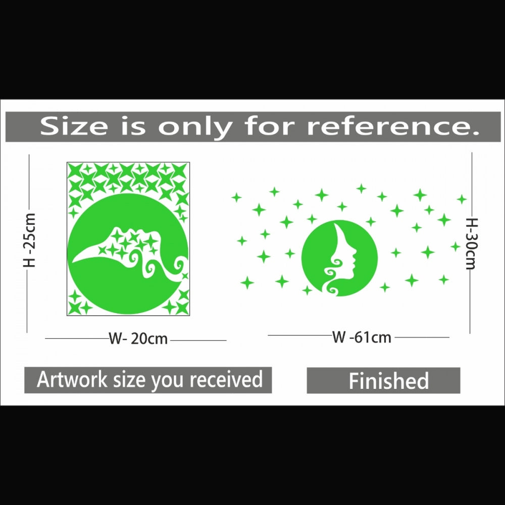 Adorable Green Radium Sticke Wall Sticker