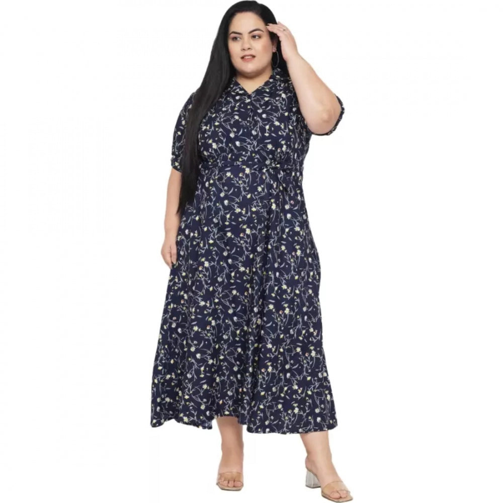 Gorgeous Fit And Flare Blue Dress