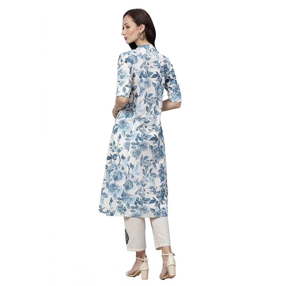Classy Cotton Printed Floral Print Kurti