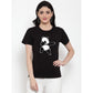 Amazing Cotton Blend Dancing Panda Printed T Shirt