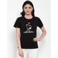 Contemporary Cotton Blend Snoopy Peanuts Inspired Cartoon Printed T Shirt