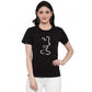 Sizzling Cotton Blend Mickey Mouse Line Art Printed T Shirt