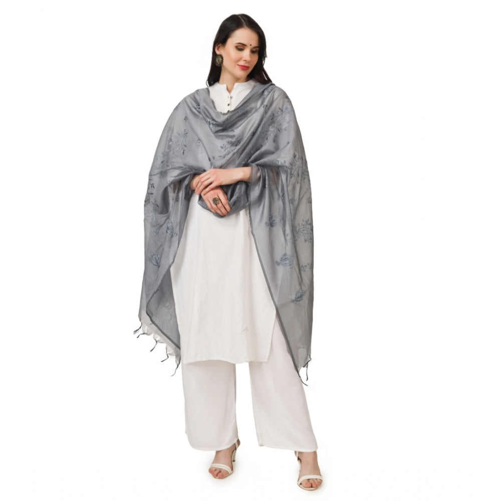 Designer Women's Cotton Embroidered Dupatta