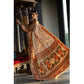 Designer Linen Printed Saree With Blouse Piece
