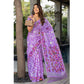 Attractive Cotton Printed Saree With Blouse Piece