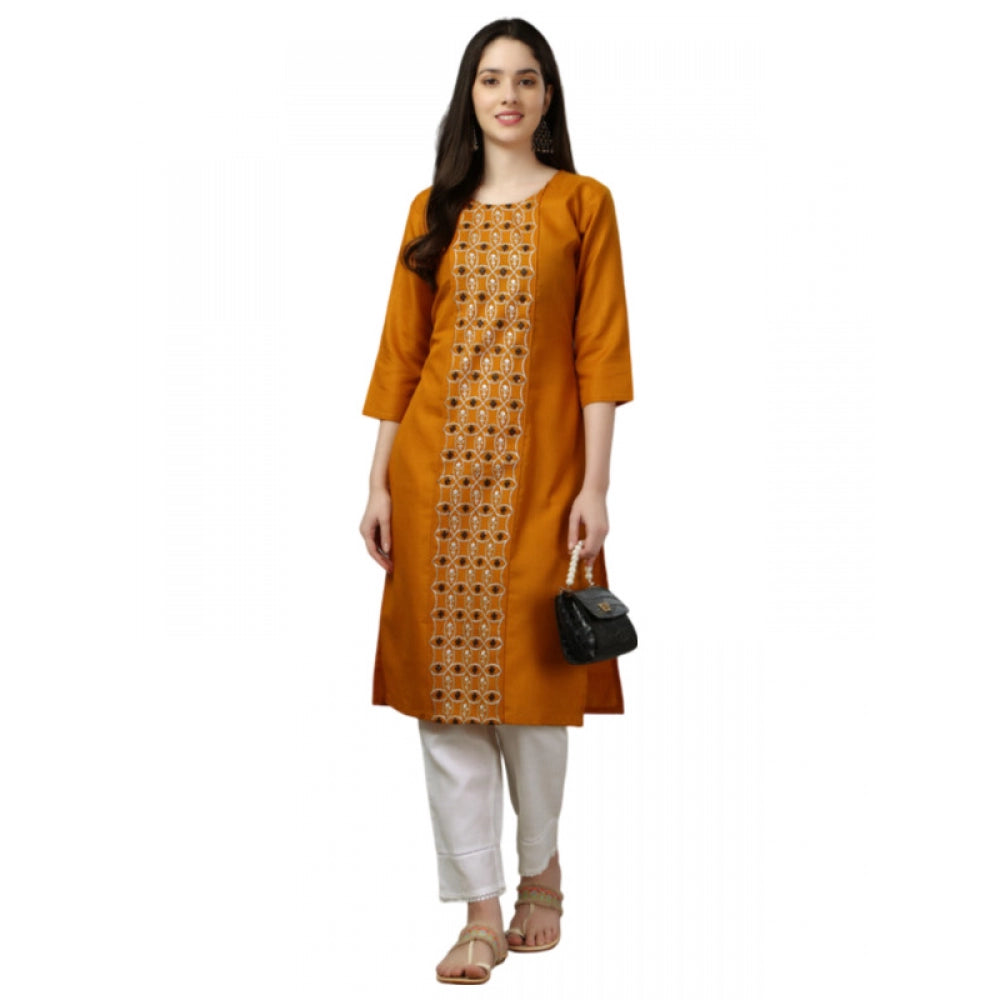 Elegant Embroidered Cotton Kurti Jagstore.in