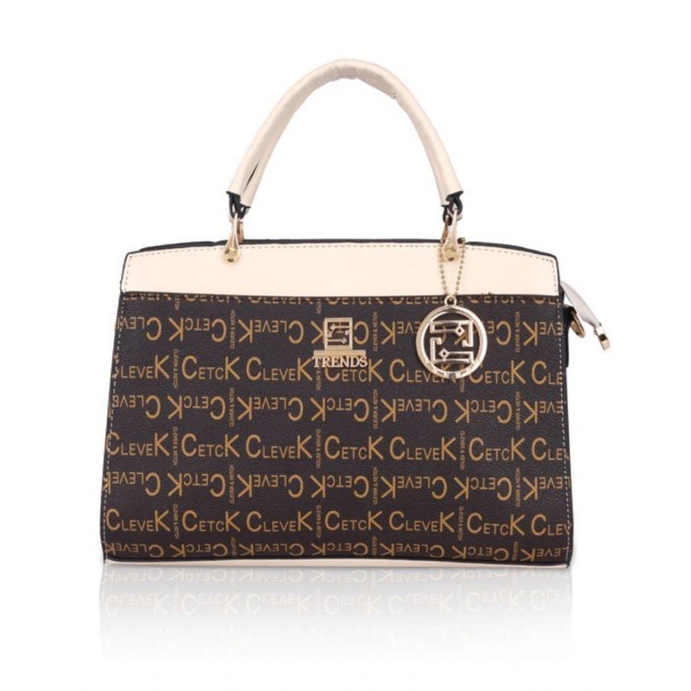 Pretty Women's Faux Leather Printed Handbag