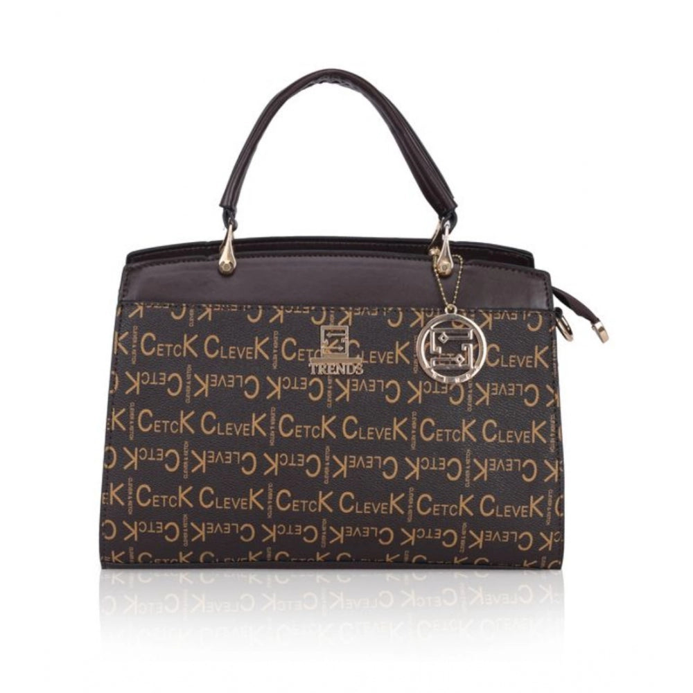 Pretty Women's Faux Leather Printed Handbag