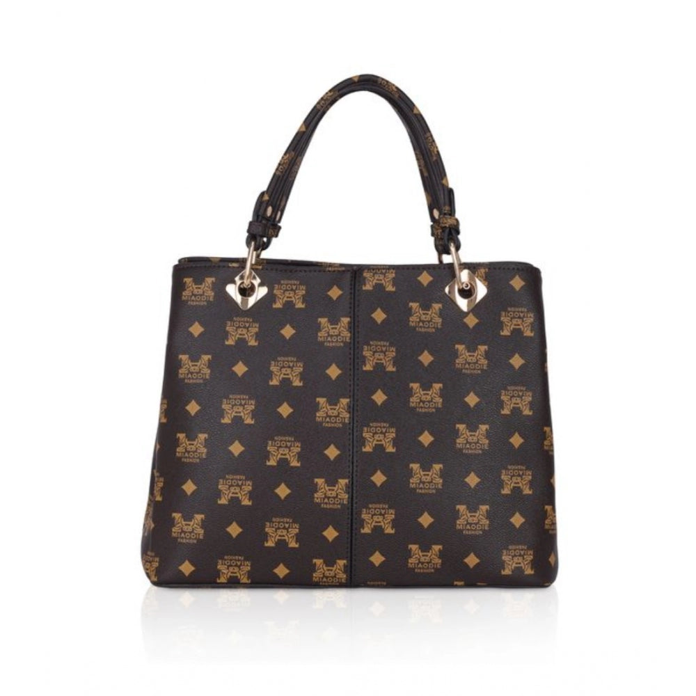 Designer Women's Faux Leather Printed Handheld Bag