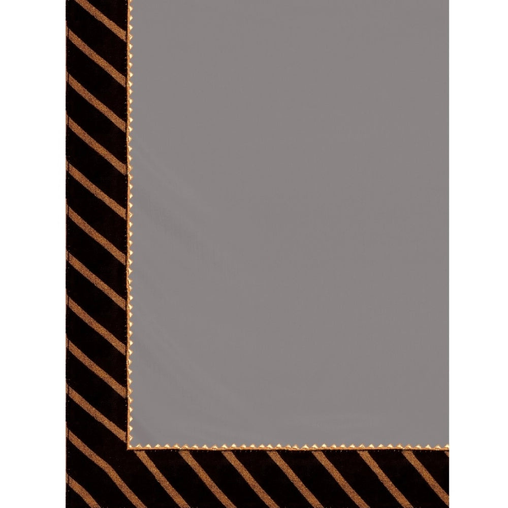 Gracious Chiffon Self Design Saree With Blouse Piece