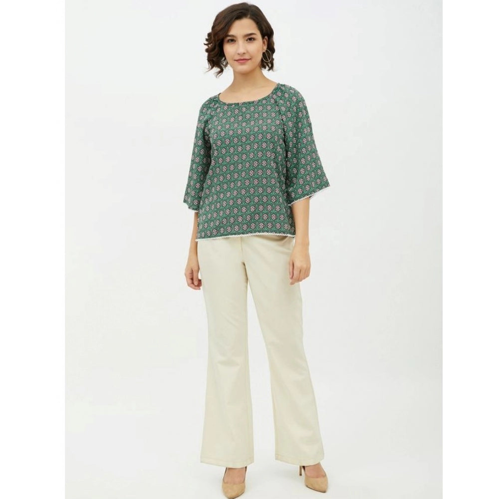 Dashing Polyester Printed Top