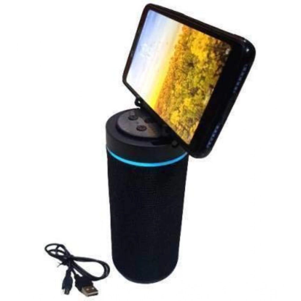 Stylish Plastic Rubber Wireless KT125 Bluetooth Speaker