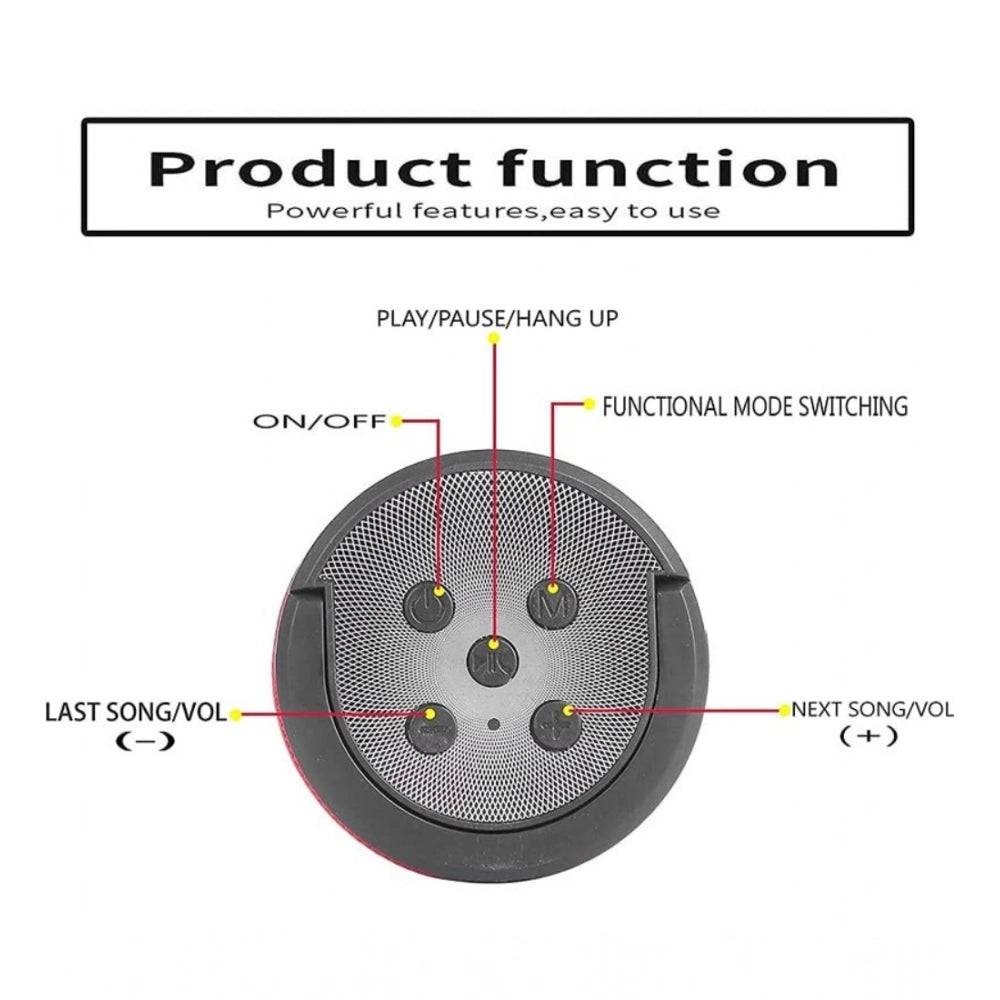 Stylish Plastic Rubber Wireless KT125 Bluetooth Speaker