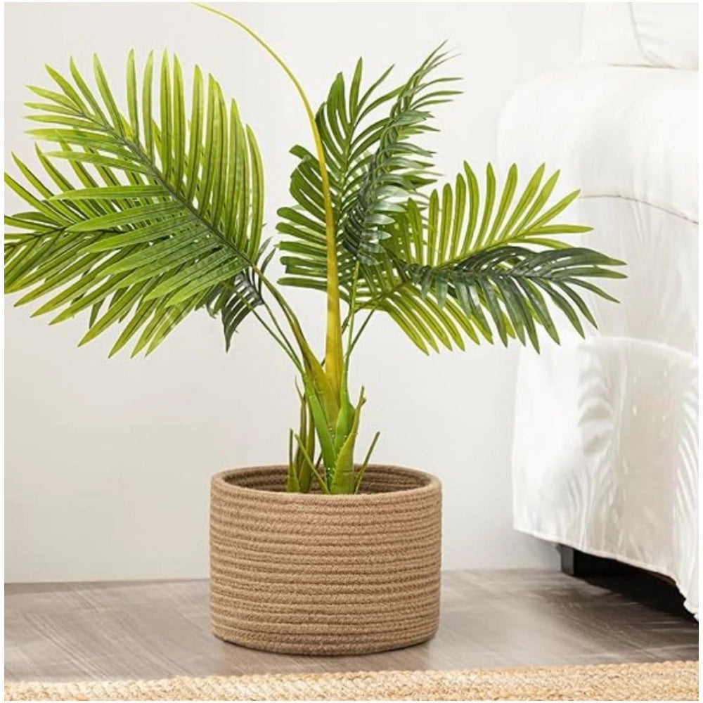 Attractive Cotton Storage Rope Woven Baskets 9x7 Inch Pack of 1