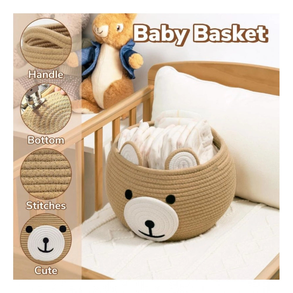 Classy Cotton Bear Shaped Storage Baskets Pack of 1
