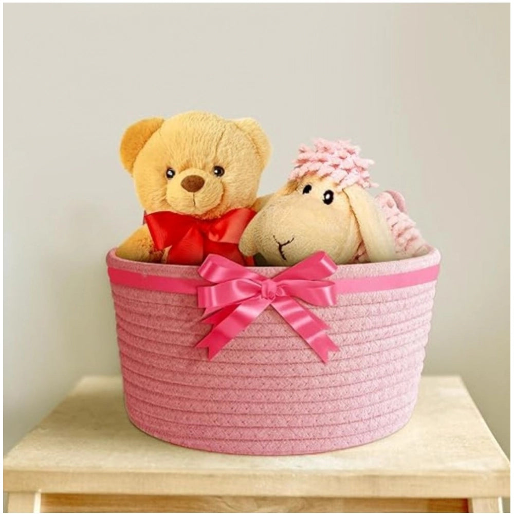 Classy Cotton Plain Cat Basket 9x5 Inch Pack of 1