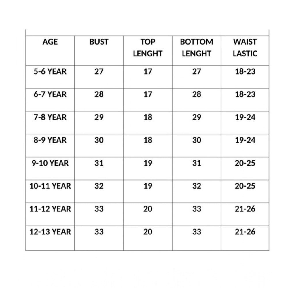 Elegant Girl's Silk Blend Printed Short Sleeve Night Suit Set