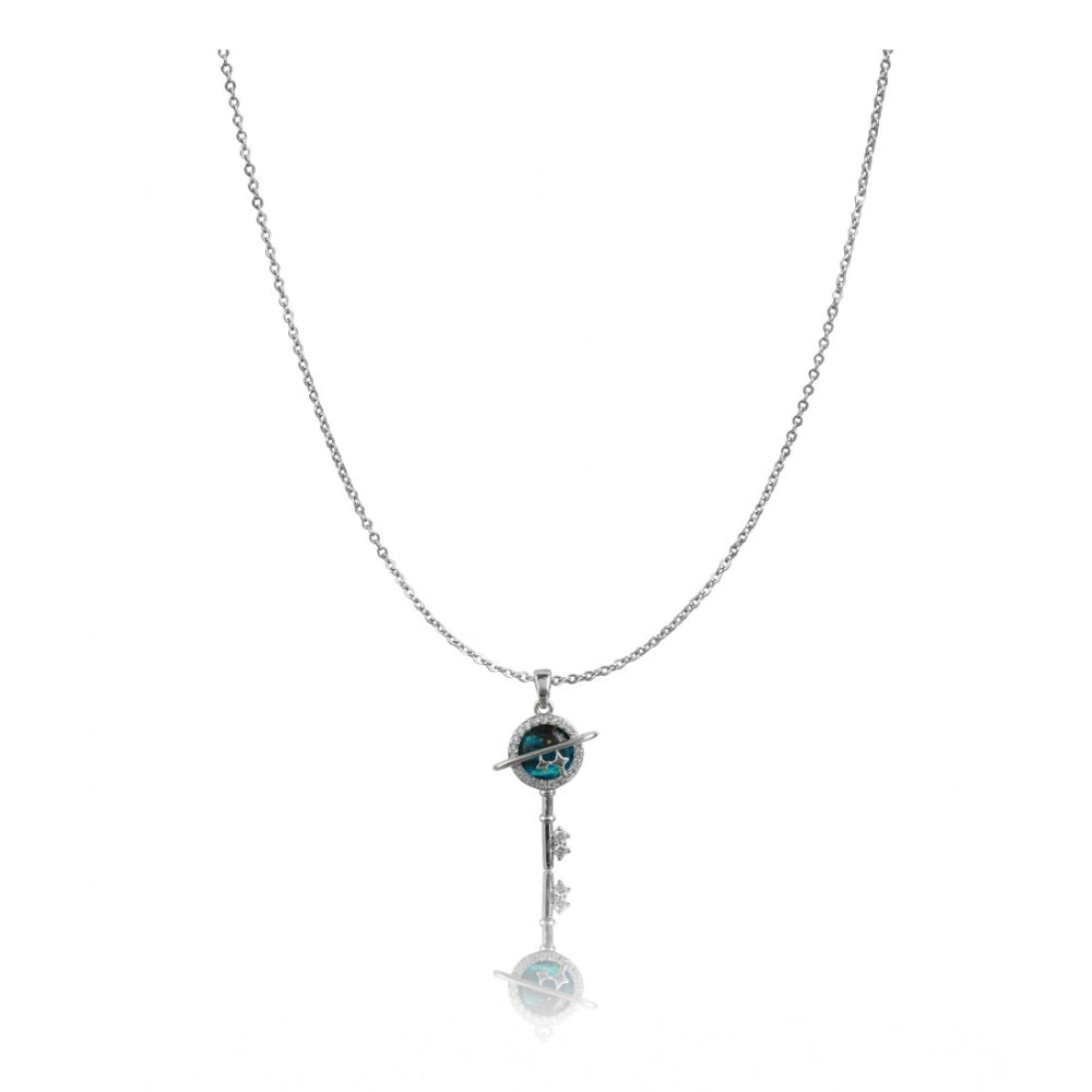 Casual Women's Stainless Steel Key Design Delicate Chain