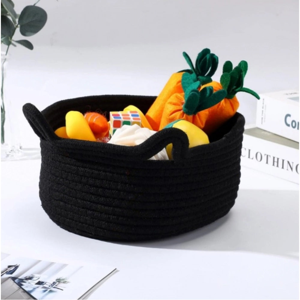 Ravishing Cotton Cat Basket Inch Pack of 1 Storage Basket For Clothes