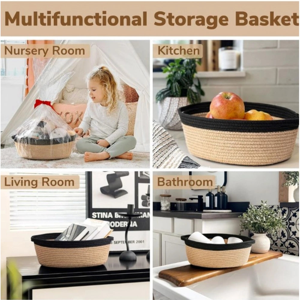 Marvellous Cotton Baby Gift Basket Pack of 1 Storage Basket For Clothes