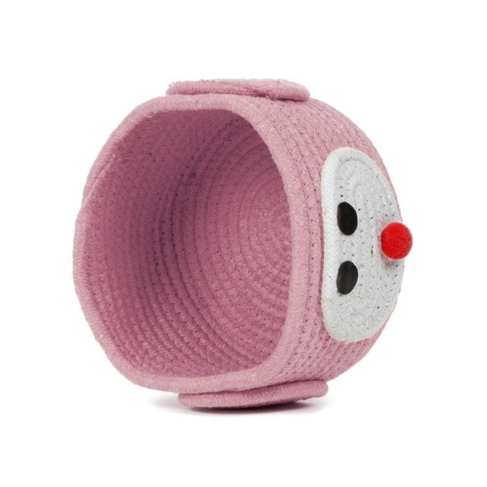 Ravishing Cotton Pen Holder Pack of 1 Storage Basket For Clothes