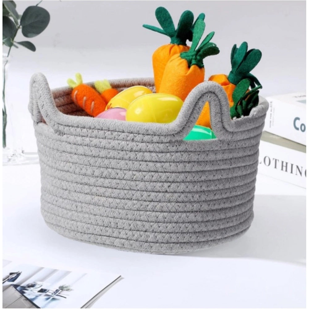 Ravishing Cotton Cat Basket Inch Pack of 1 Storage Basket For Clothes