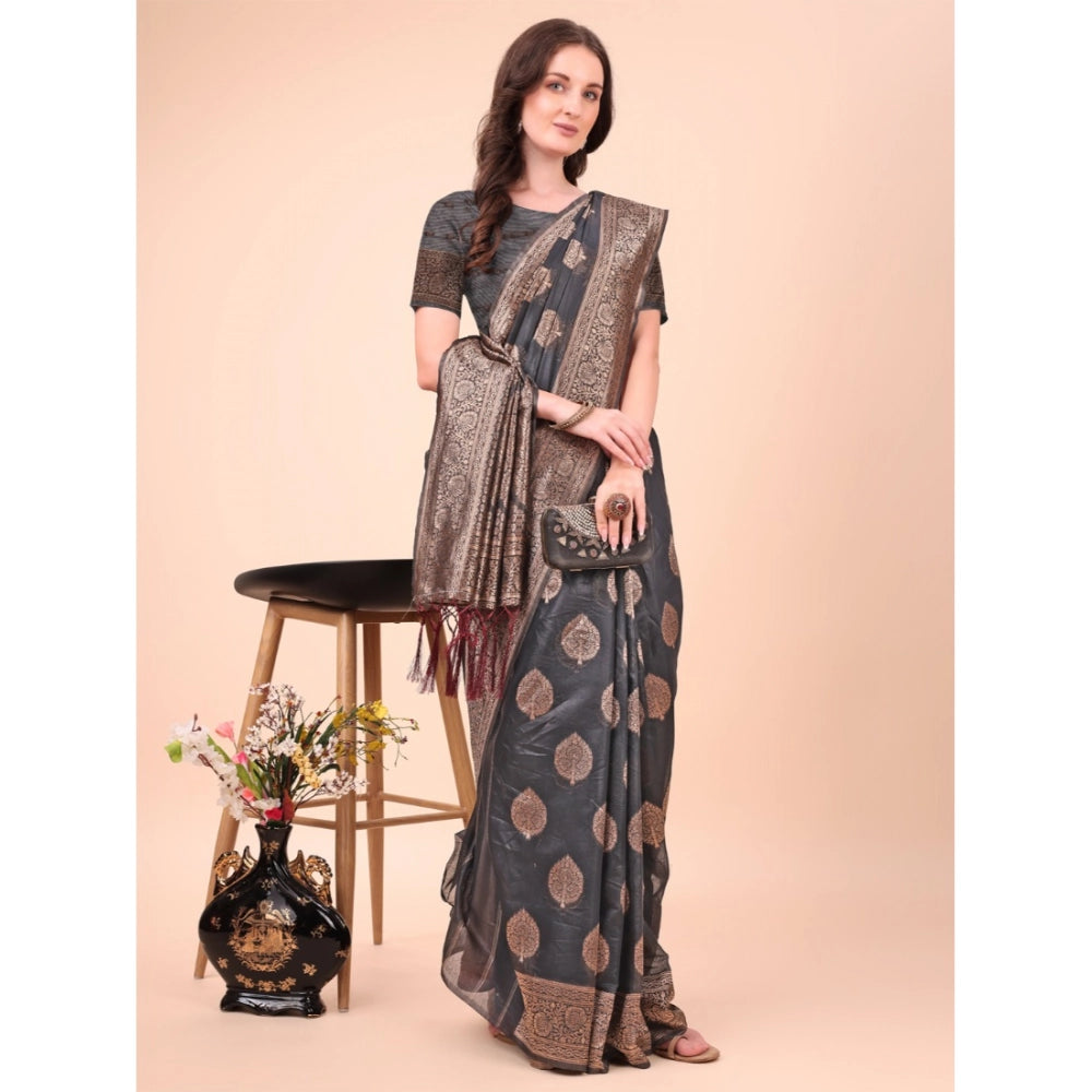 Wonderful Women's Cotton Printed Saree With Blouse Piece