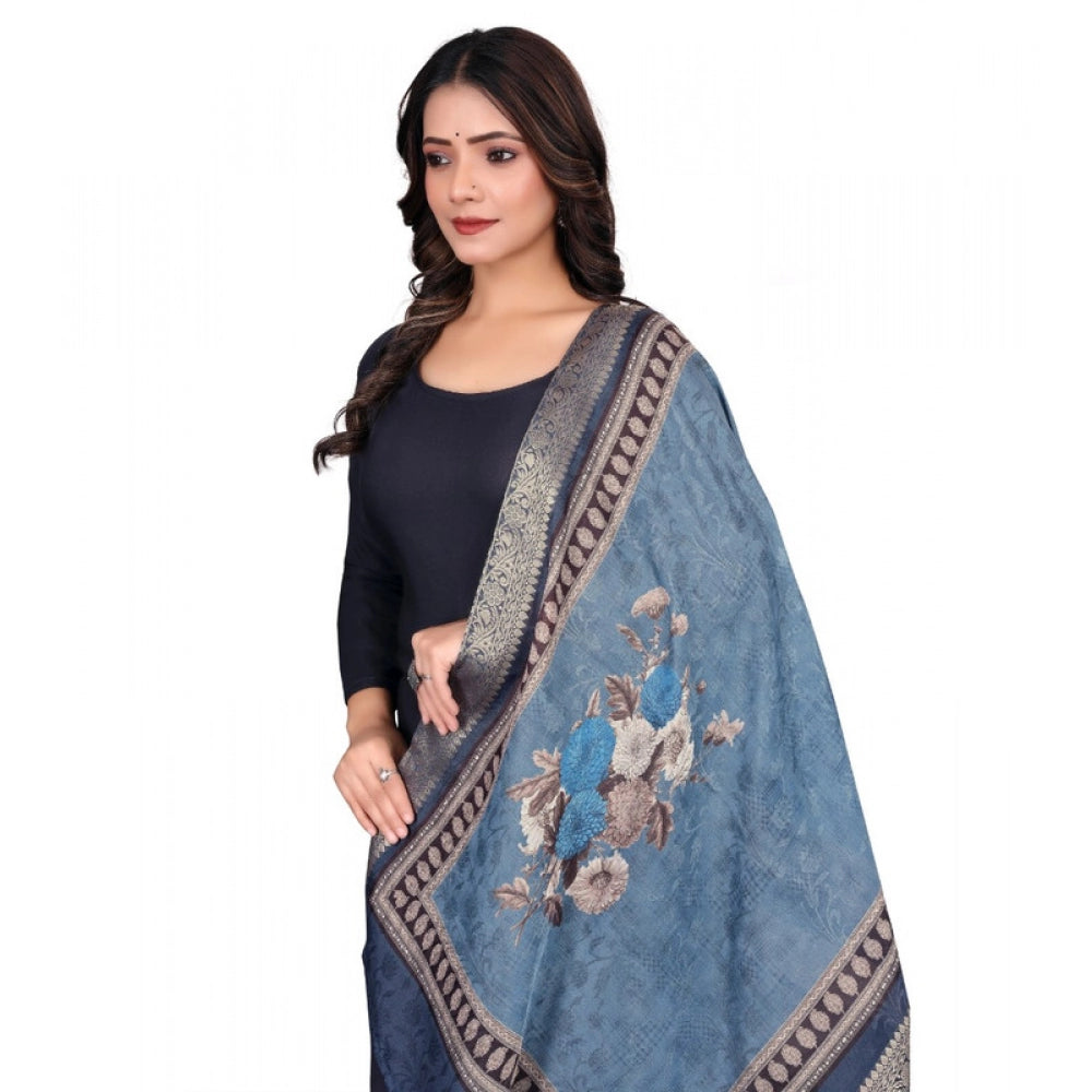 Contemporary Women's Chanderi Silk Printed Dupatta