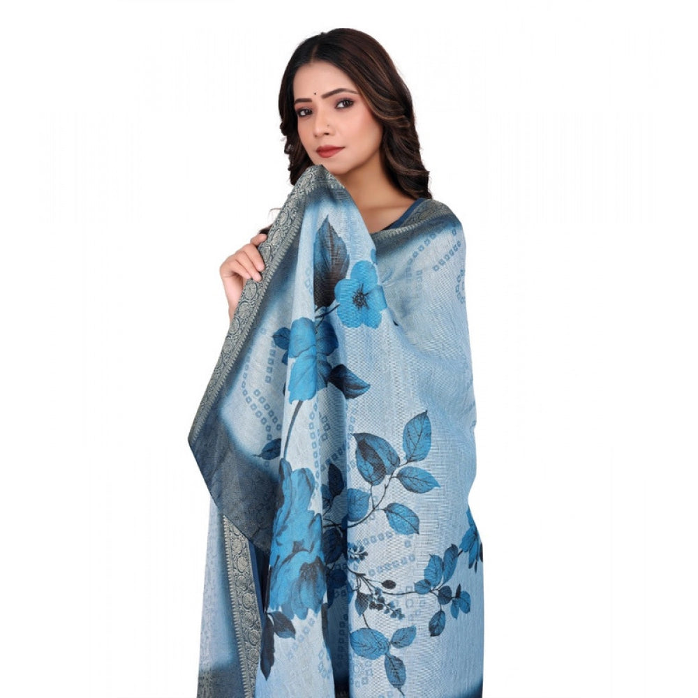 Contemporary Women's Chanderi Silk Printed Dupatta