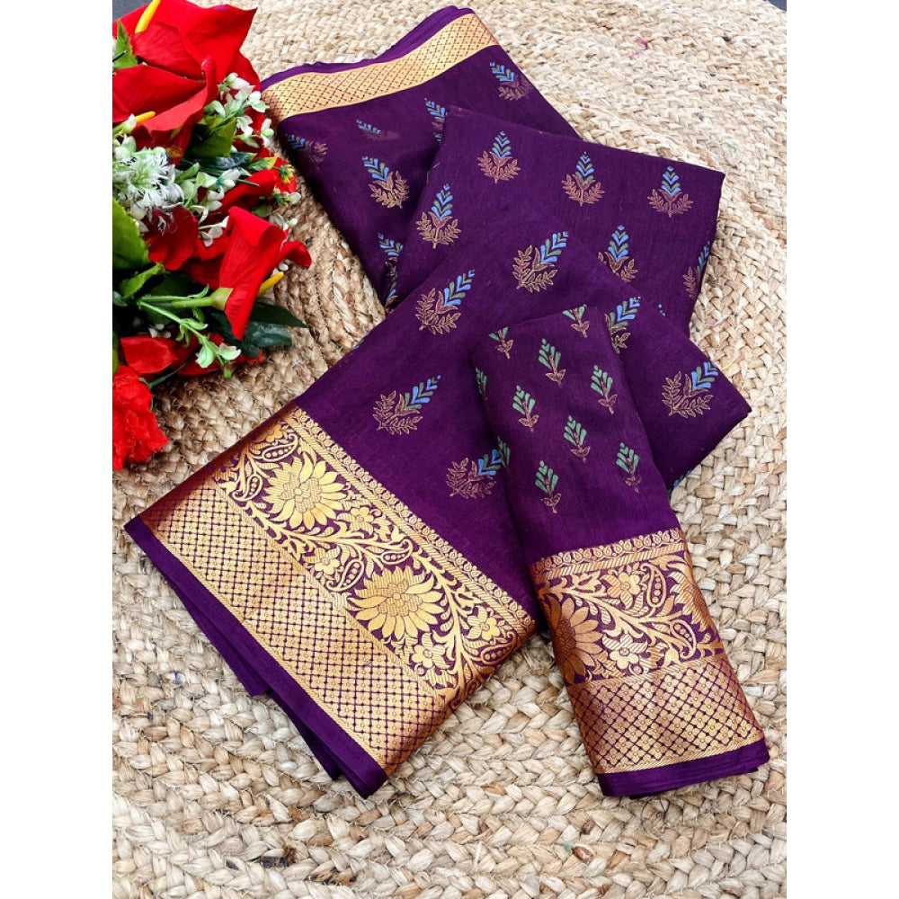 Lovely Women's Digital Dolla Silk Printed Saree With Blouse Piece