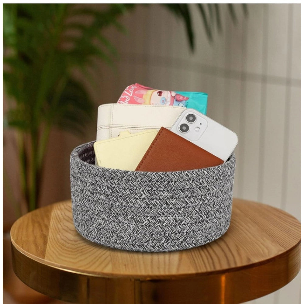 Superior Cotton 8x3 Inch Kidi Round 1 Pcs Bedside Organizer