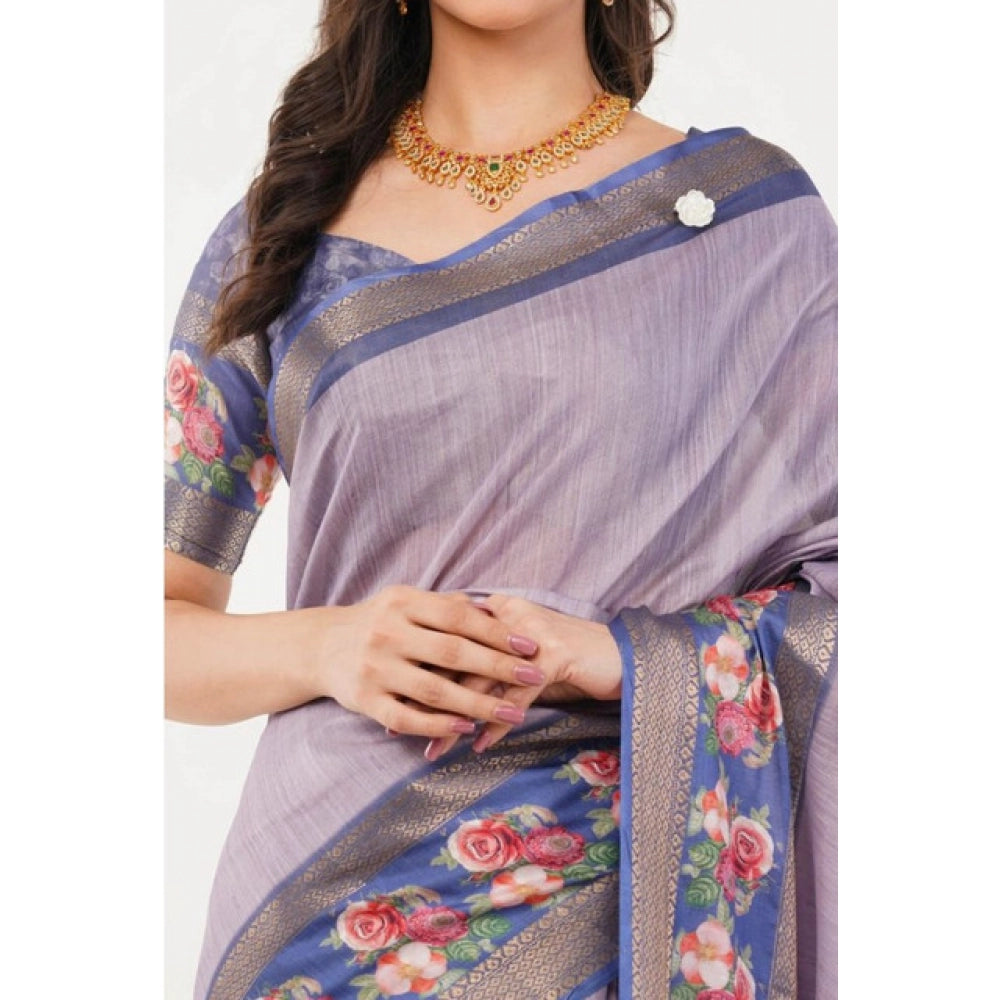 Incredible Women's Polyester Printed Saree With Blouse Piece