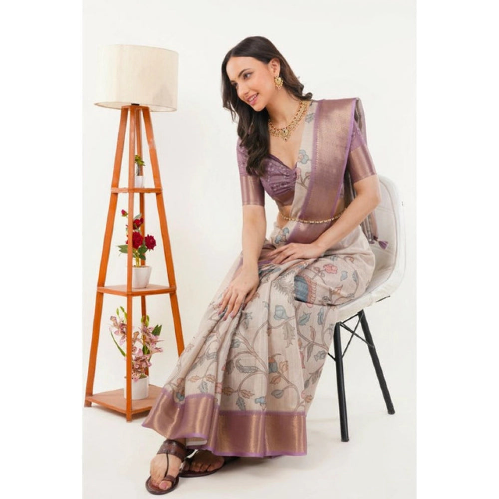 Incredible Women's Polyester Printed Saree With Blouse Piece