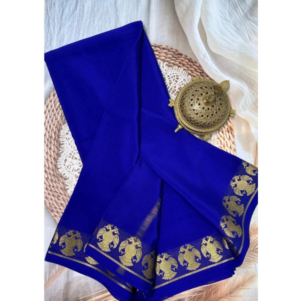 Appealing Women's Crepe Chit Pallu Solid Saree With Blouse Piece