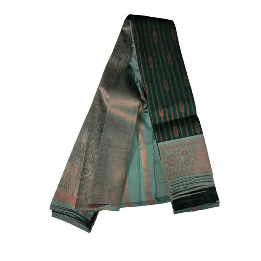 Twinkling Women's Soft Silk Wooven Saree With Blouse Piece