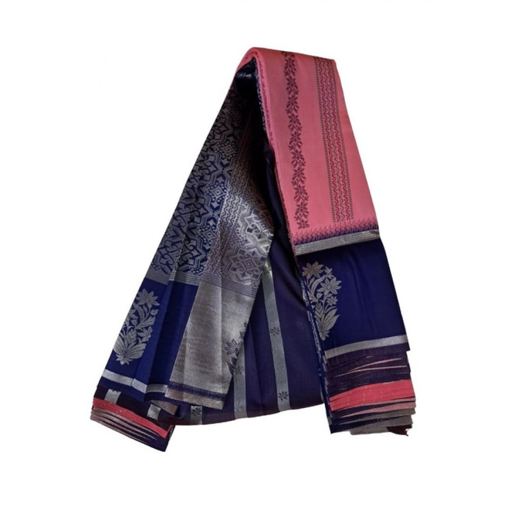 Twinkling Women's Soft Silk Wooven Saree With Blouse Piece
