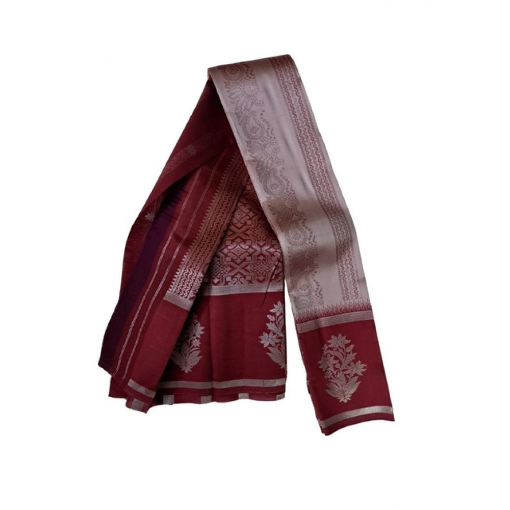 Twinkling Women's Soft Silk Wooven Saree With Blouse Piece
