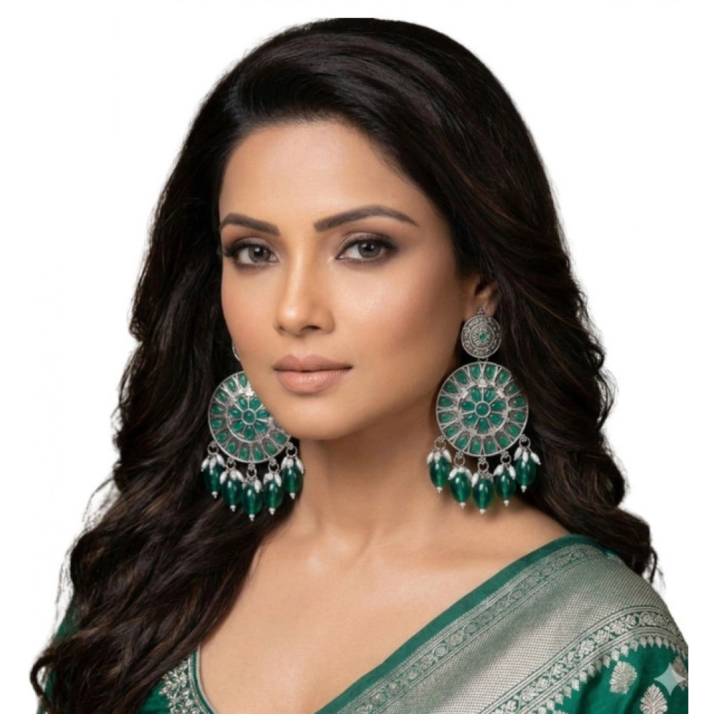 Modish Women's Zinc Alloy Gold Plated Chandbali Earrings