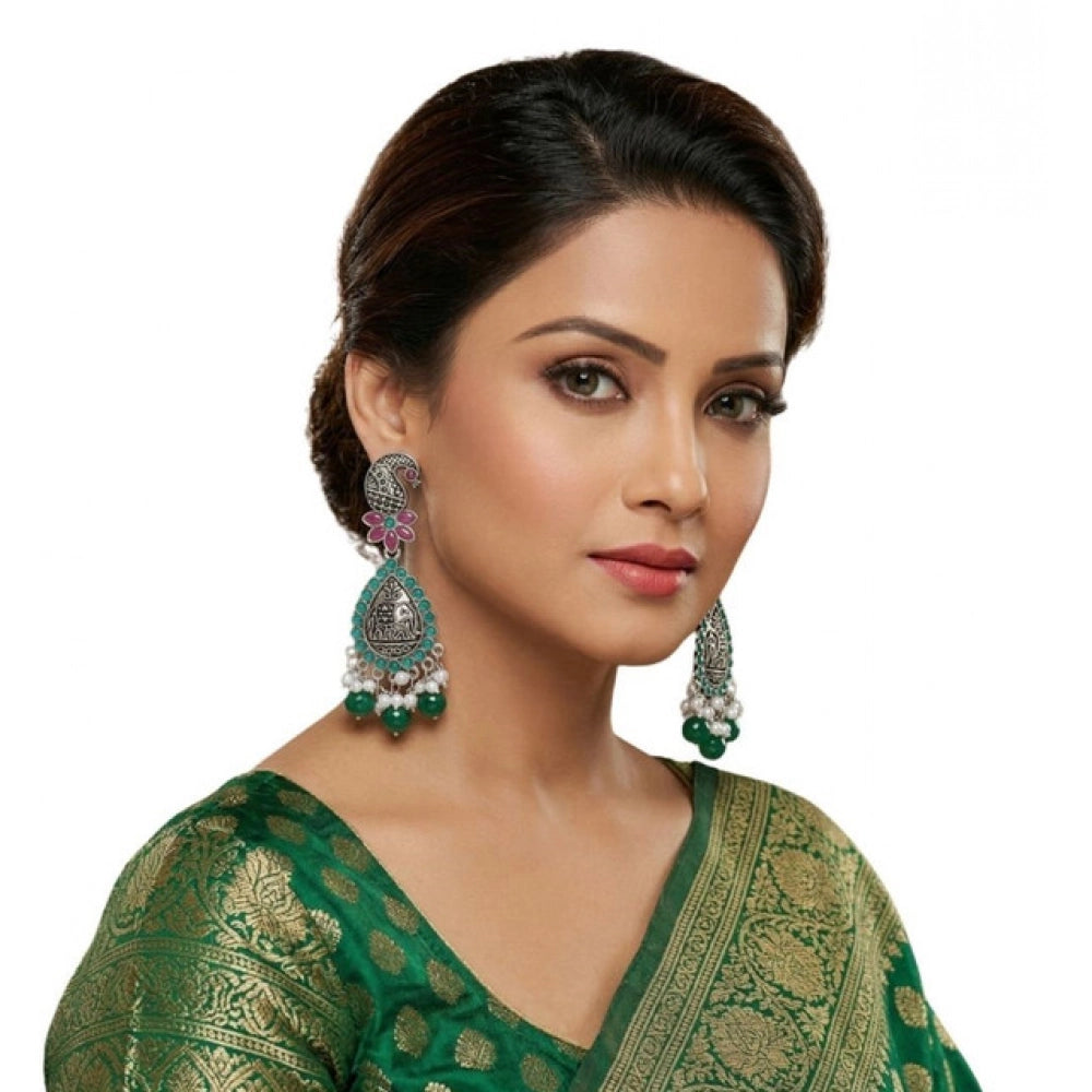 Modish Women's Zinc Alloy Gold Plated Chandbali Earrings