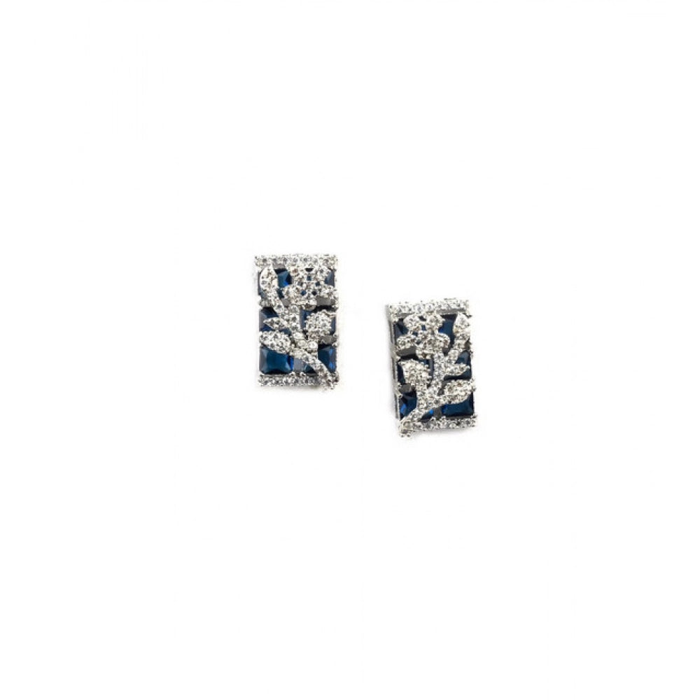 Pretty Women's Brass Silver Plated Pendant Set