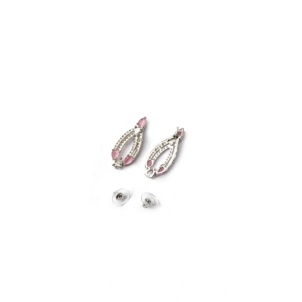 Beautiful Women's Brass Silver Plated Necklace set