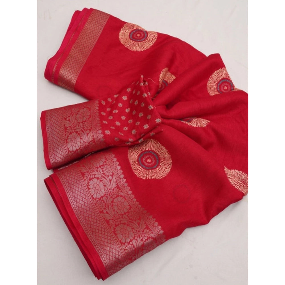Superior Women's Art Silk Printed Saree With Blouse Piece