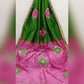 Stylish Handloom Mirror Work Cotton Silk Saree