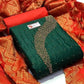 Embellished Cotton Silk Embroidered Salwar Suit Dress Material