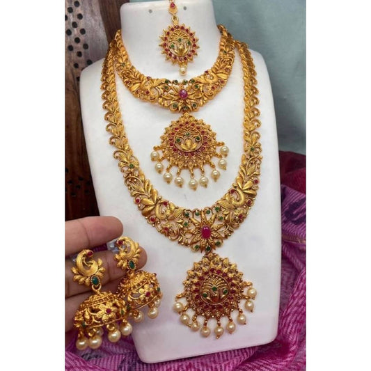 Graceful Gold Plated Jewellery Set