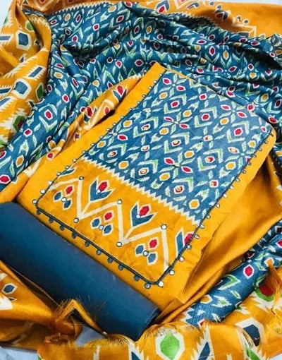 Comfy Cotton Printed Salwar Suit Dress Material