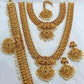 Traditional Gold Plated Alloy Bridal Jewellery Set